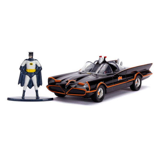 Batman Classic TV Series Diecast Modell 1/32 1966 Classic Batmobil mit Figur - sofort lieferbar