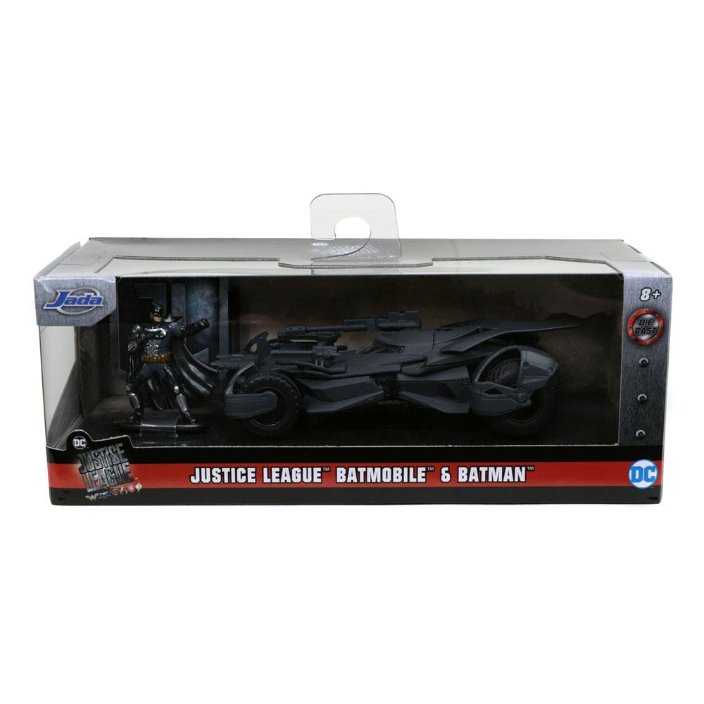 Justice League Hollywood Rides Diecast Modell 1/32 Batmobil mit Figur - Preorder - ETA - Anfang 04.2025