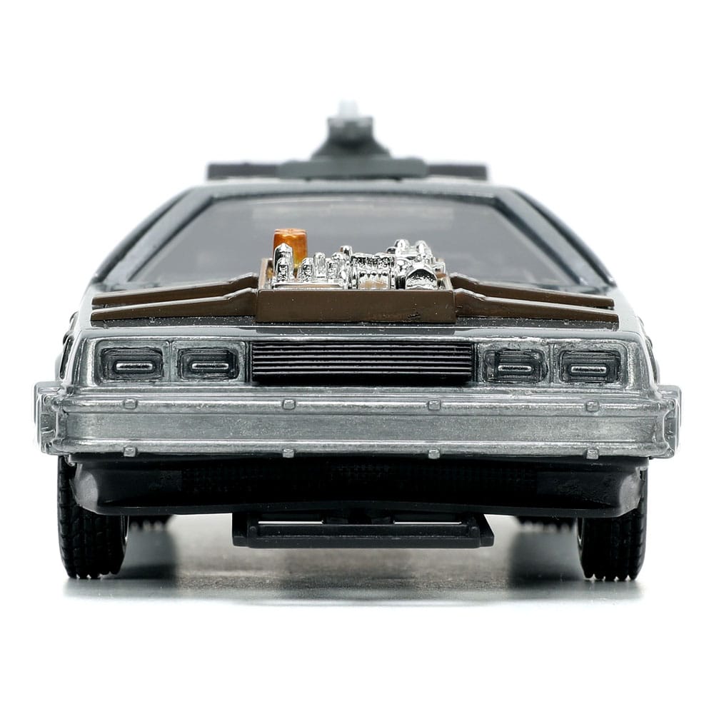 Zurück in die Zukunft III Hollywood Rides Diecast Modell 1/32 DeLorean Time Machine Free Rolling - Preorder - ETA: 01.10.2025