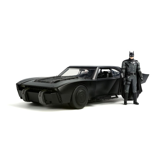 Batman 2022 Hollywood Rides Diecast Modell 1/18 2022 Batmobil mit Figur - Preorder - ETA - Anfang 04.2025