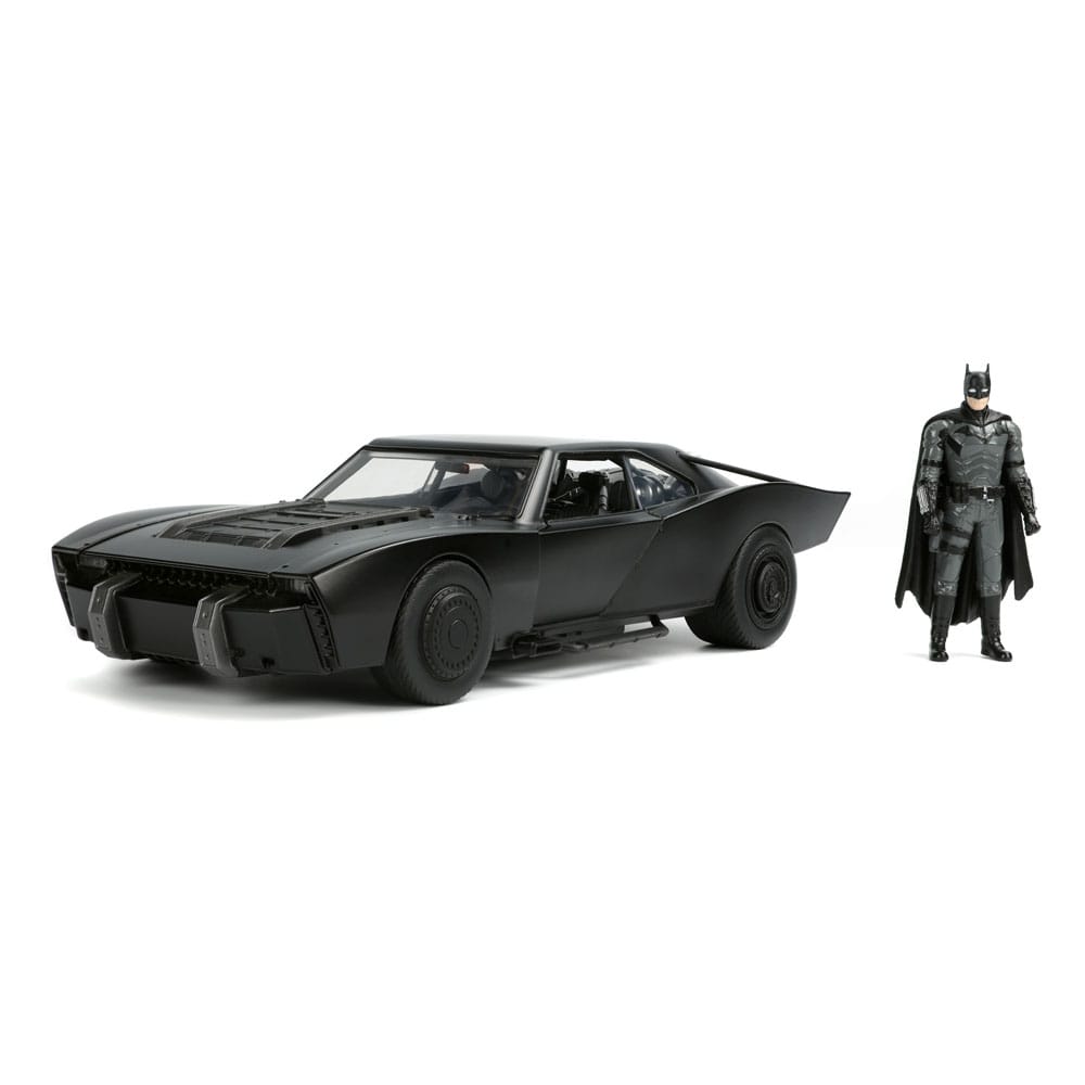 Batman 2022 Hollywood Rides Diecast Modell 1/18 2022 Batmobil mit Figur - Preorder - ETA - Anfang 04.2025