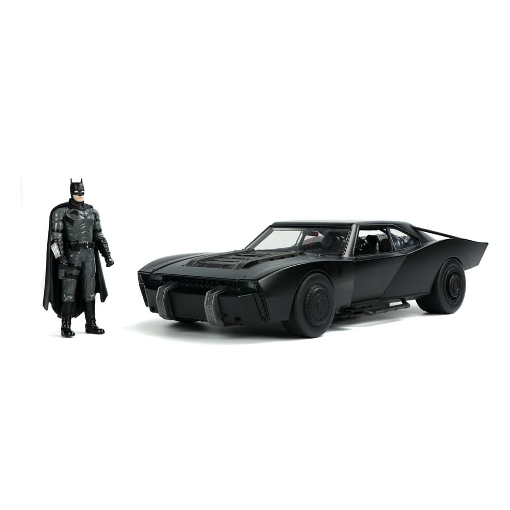 Batman 2022 Hollywood Rides Diecast Modell 1/18 2022 Batmobil mit Figur - Preorder - ETA - Anfang 04.2025