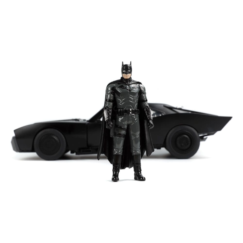 Batman 2022 Hollywood Rides Diecast Modell 1/18 2022 Batmobil mit Figur - Preorder - ETA - Anfang 04.2025