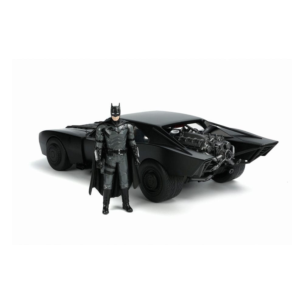 Batman 2022 Hollywood Rides Diecast Modell 1/18 2022 Batmobil mit Figur - Preorder - ETA - Anfang 04.2025