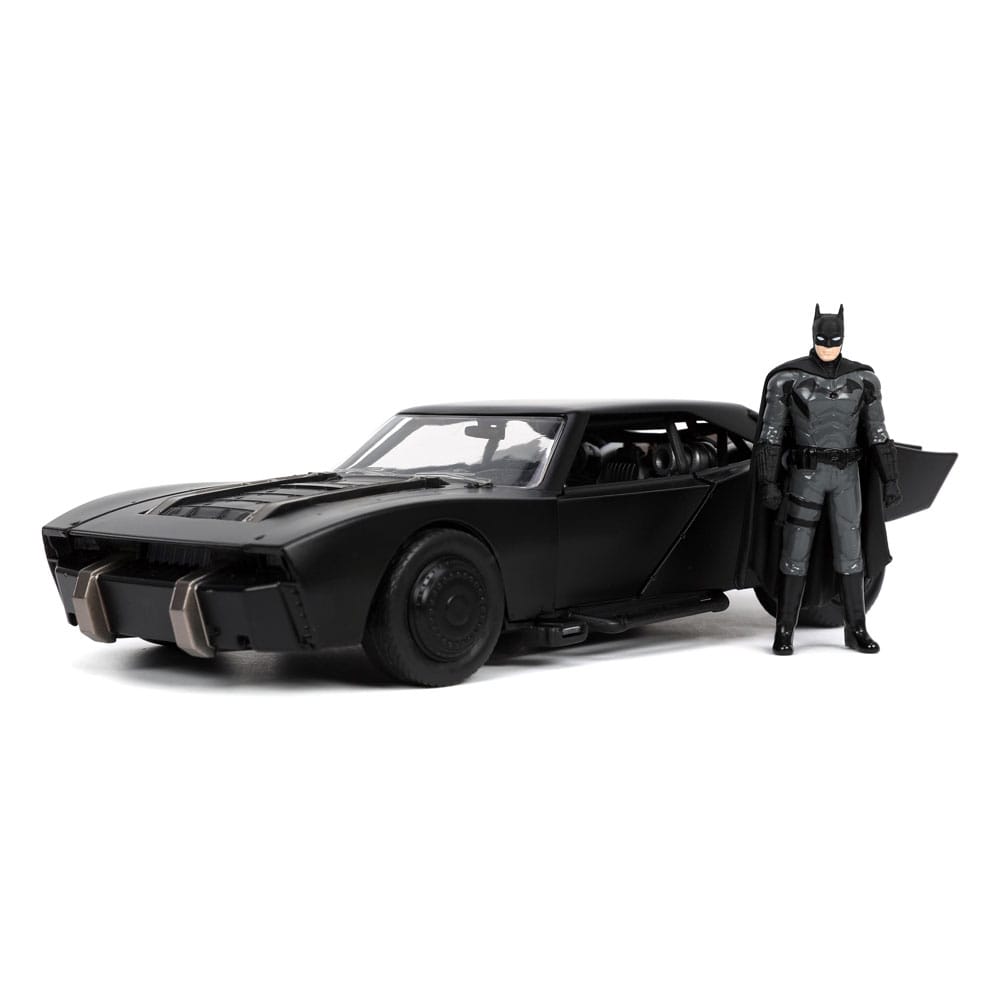 Batman 2022 Hollywood Rides Diecast Modell 1/24 2022 Batmobil mit Figur