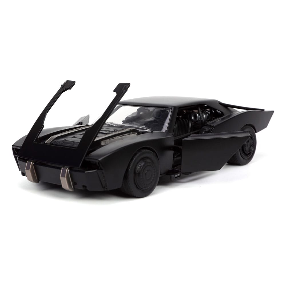 Batman 2022 Hollywood Rides Diecast Modell 1/24 2022 Batmobil mit Figur