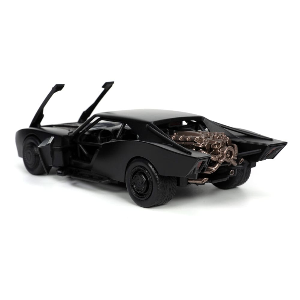 Batman 2022 Hollywood Rides Diecast Modell 1/24 2022 Batmobil mit Figur