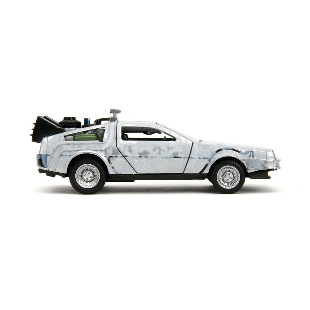 Zurück in die Zukunft Hollywood Rides Diecast Modell 1/32 DeLorean Time Machine Frost - Preorder - ETA: 01.10.2025