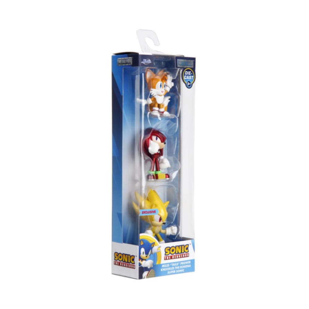 Sonic the Hedgehog Nano Metalfigs Diecast Minifiguren 3-er Pack 5 cm  - Versand: 5-7 Tage nach Bestellung