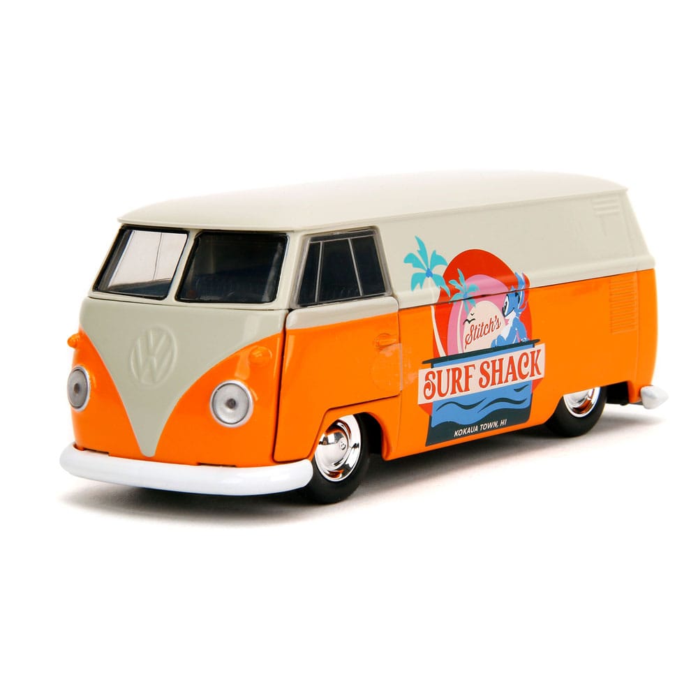 Lilo & Stitch Diecast Modell 1/32 1961 VW Bus Stitch - Versand: 7 Tage nach Bestellung