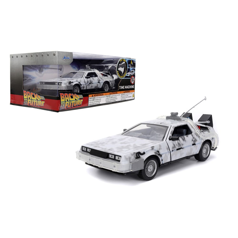 Zurück in die Zukunft Diecast Modell 1/24 Time Machine Frost  - Versand: 5-7 Tage nach Bestellung