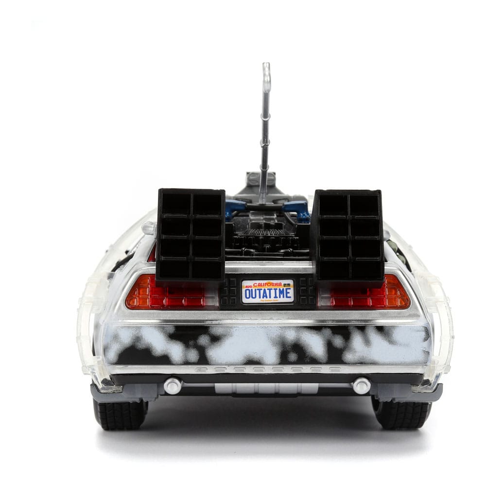 Zurück in die Zukunft Diecast Modell 1/24 Time Machine Frost  - Versand: 5-7 Tage nach Bestellung