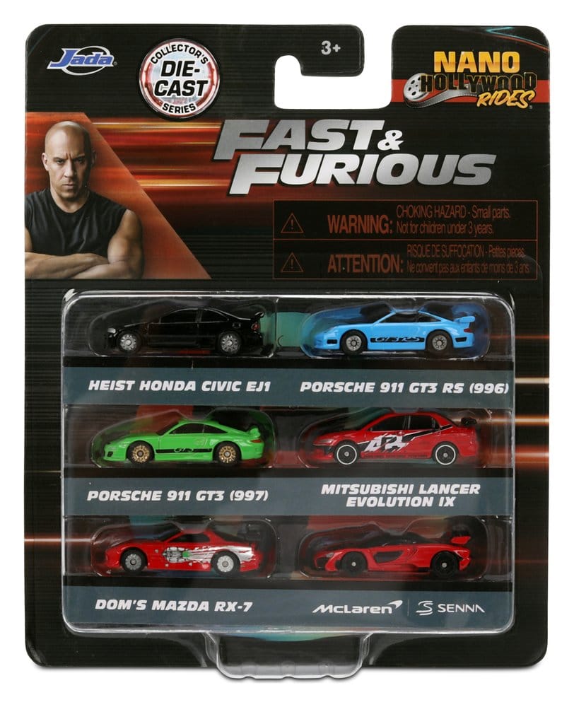 Fast & Furious 6er-Pack Nano Cars - Preorder - ETA: 09.12.2026