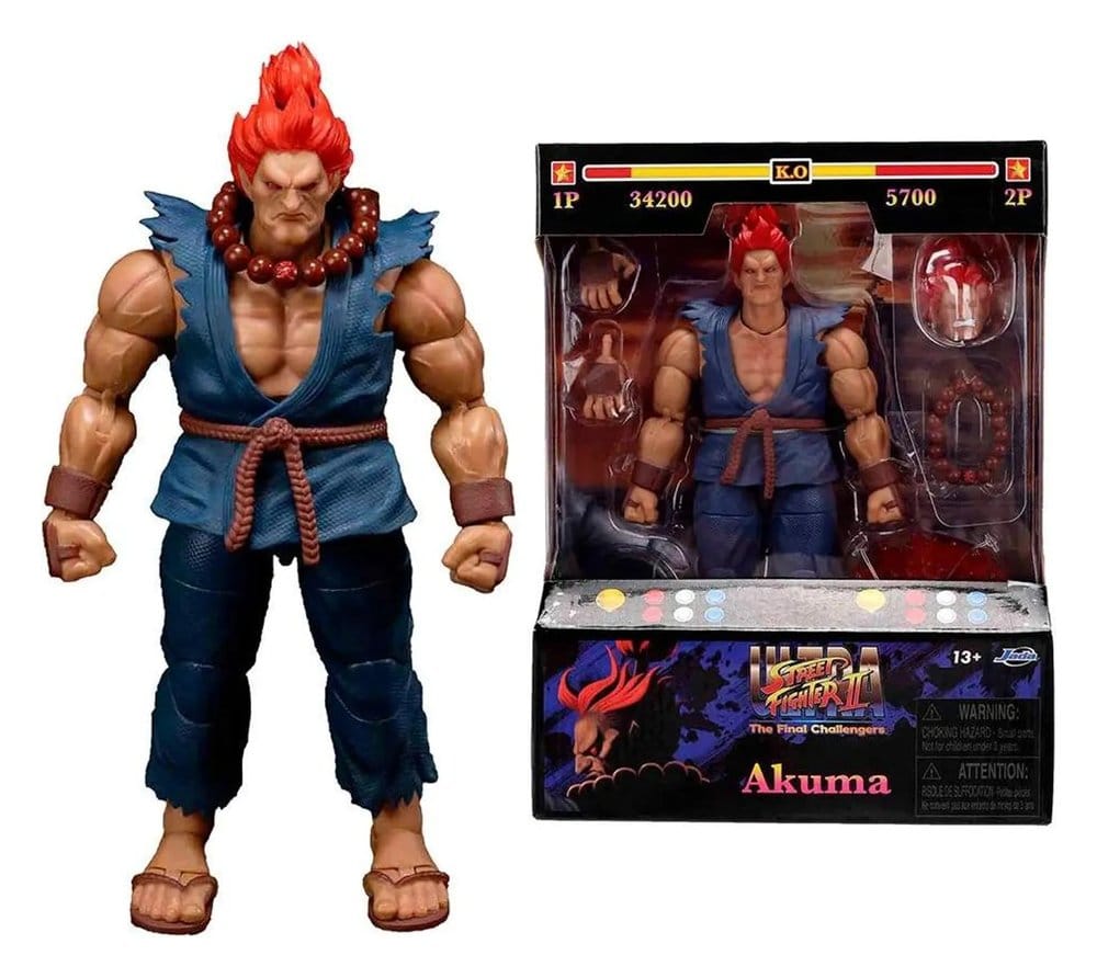 Street Fighter II Actionfigur Akuma 15 cm - Preorder - ETA: 25.10.2026