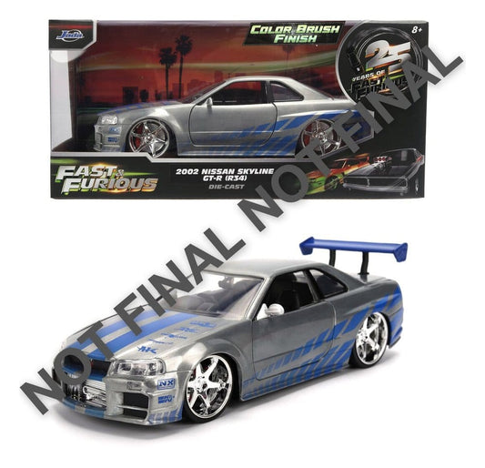 Fast & Furious Diecast Modell 1:24 Anniversary Nissan Skyline 19 cm - Preorder - ETA: 08.09.2026