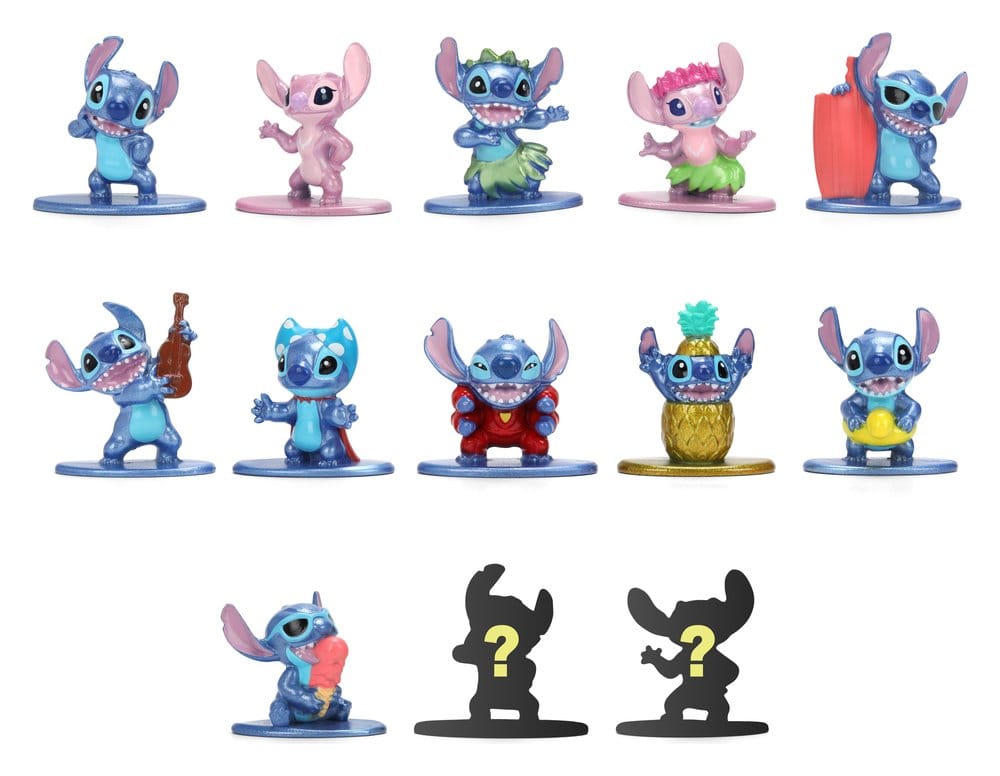 Lilo & Stitch Nanofigs Minifiguren Stitch Blind Box Display (24) - Versand: 7 Tage nach Bestellung