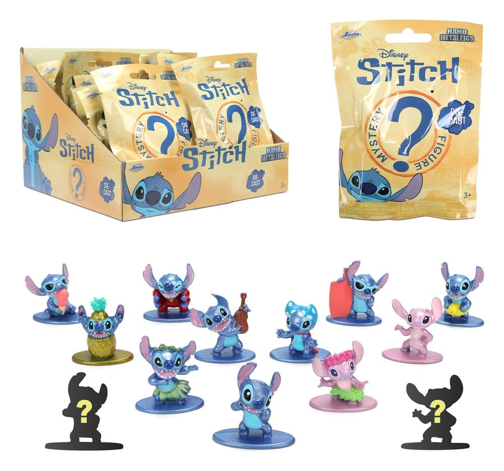 Lilo & Stitch Nanofigs Minifiguren Stitch Blind Box Display (24) - Versand: 7 Tage nach Bestellung