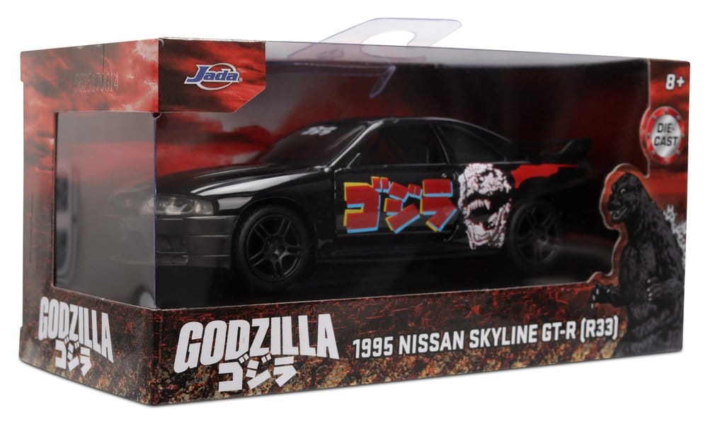 Godzilla Diecast Modell 1:32 Nissan Skyline GT-R R33 Sortiment (6) - Preorder - ETA: 08.04.2027