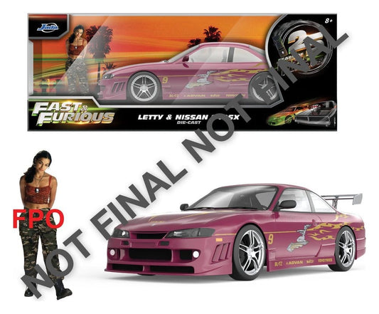 Fast & Furious Diecast Modell 1/24 1997 Nissan 240SX 9 cm - Preorder - ETA: 09.09.2026
