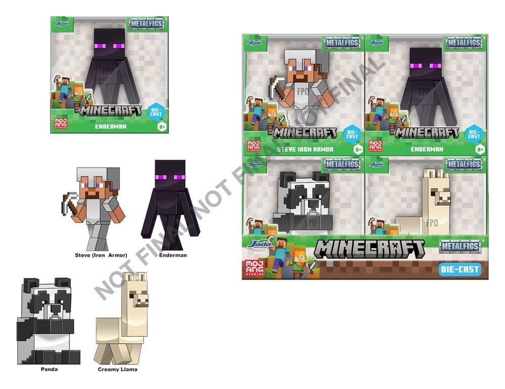 Minecraft Minifiguren Wave 6 7 cm Display (12) - Versand: 7 Tage nach Bestellung
