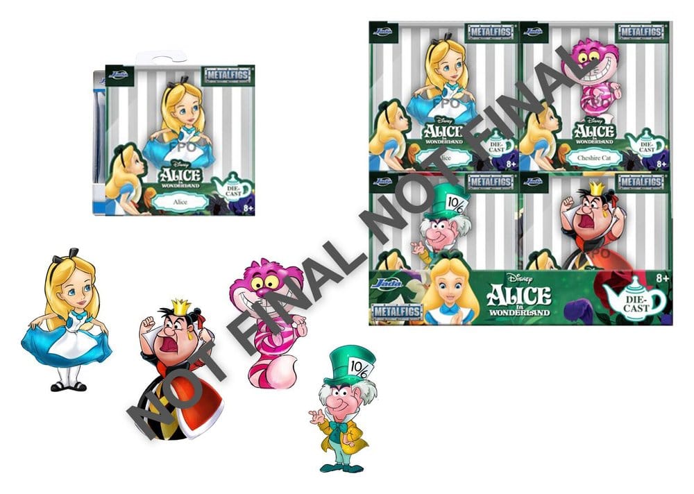 Alice im Wunderland Minifiguren 6 cm Wave 1 Display (12) - Preorder - ETA: 08.01.2027