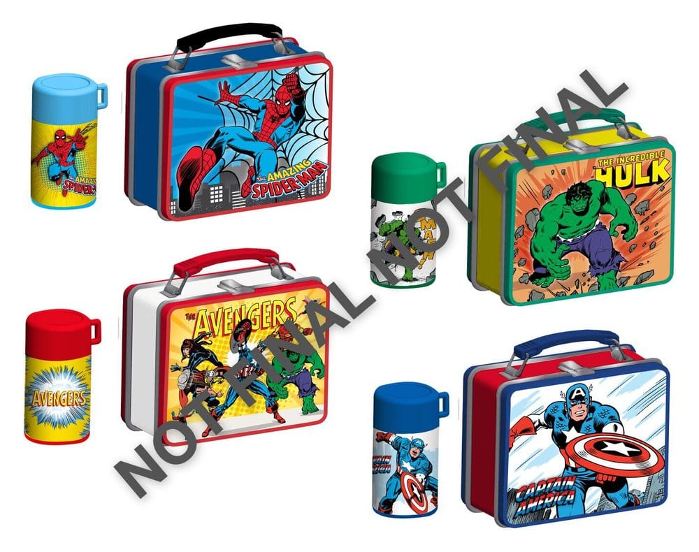 Marvel Lunch Time Collectibles Minifiguren 6 cm Display (12) - Preorder - ETA: 25.08.2026