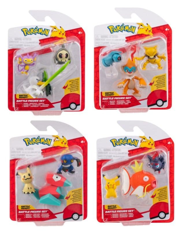 Pokémon Battle Figure Actionfiguren 3er Pack ver. 25 Sortiment (4) - Preorder - ETA: 25.09.2026