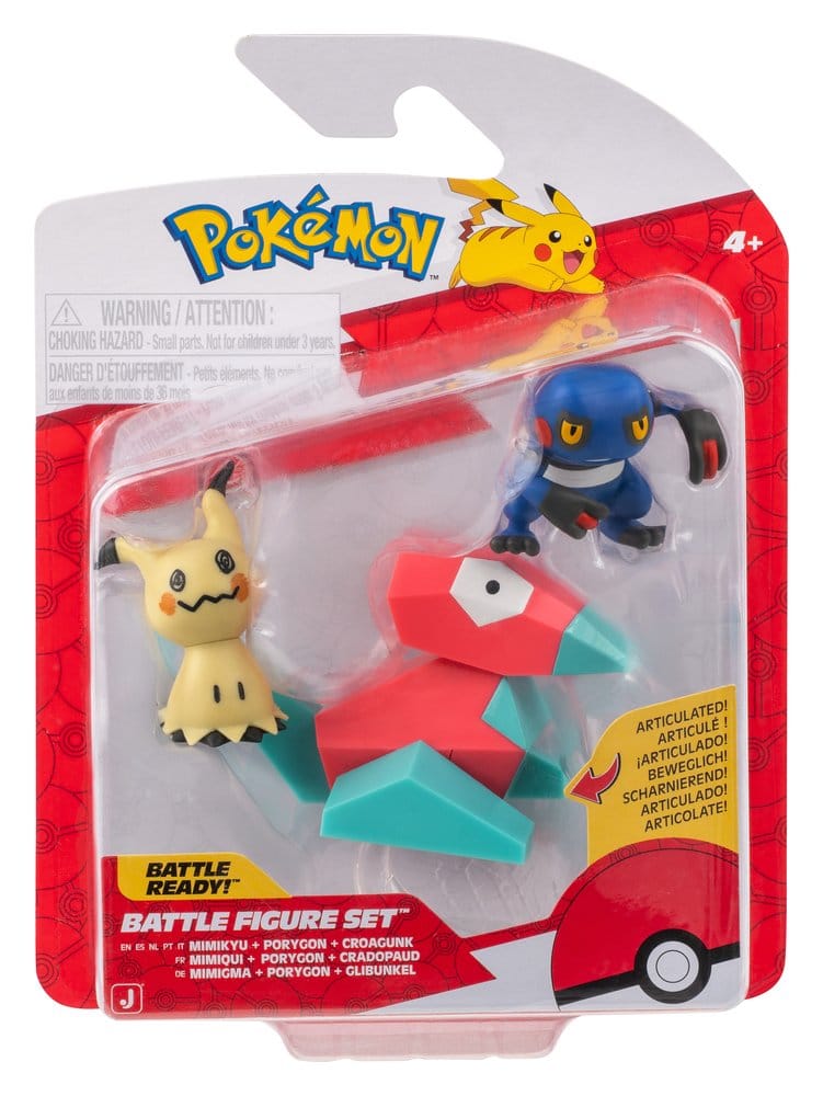 Pokémon Battle Figure Actionfiguren 3er Pack ver. 25 Sortiment (4) - Preorder - ETA: 25.09.2026