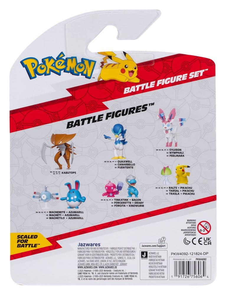 Pokémon Battle Figure Actionfiguren 3er Pack ver. 25 Sortiment (4) - Preorder - ETA: 25.09.2026