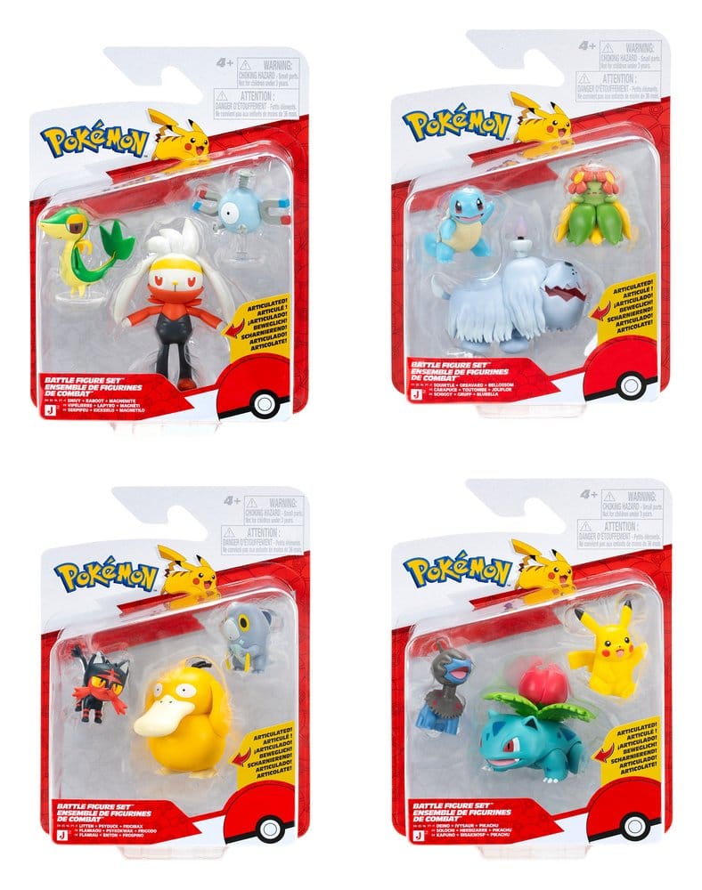 Pokémon Battle Figure Actionfiguren 3er-Pack ver. 29 Sortiment (4) - Preorder - ETA: 25.09.2026
