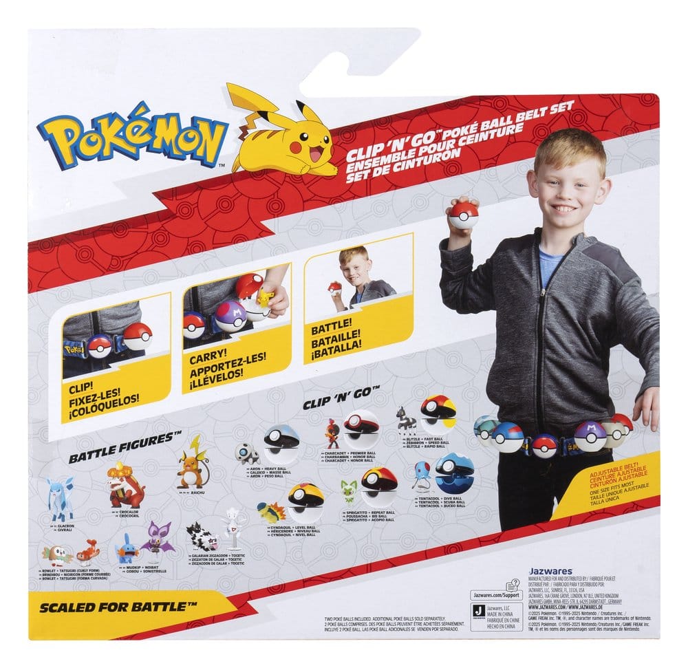 Pokémon Clip 'n' Go Gürtel-Set ver. 19 Sortiment (4) - Preorder - ETA: 25.09.2026