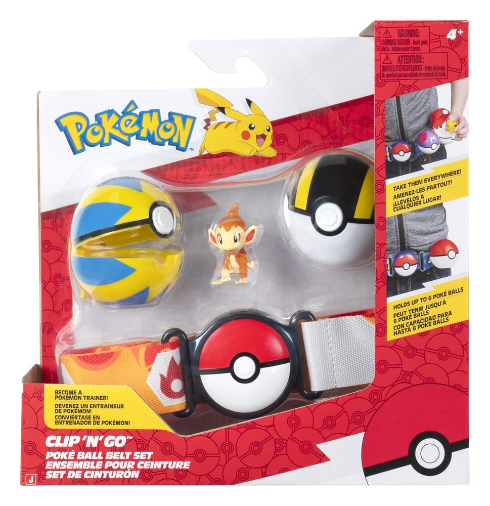 Pokémon Clip 'n' Go Gürtel-Set ver. 19 Sortiment (4) - Preorder - ETA: 25.09.2026
