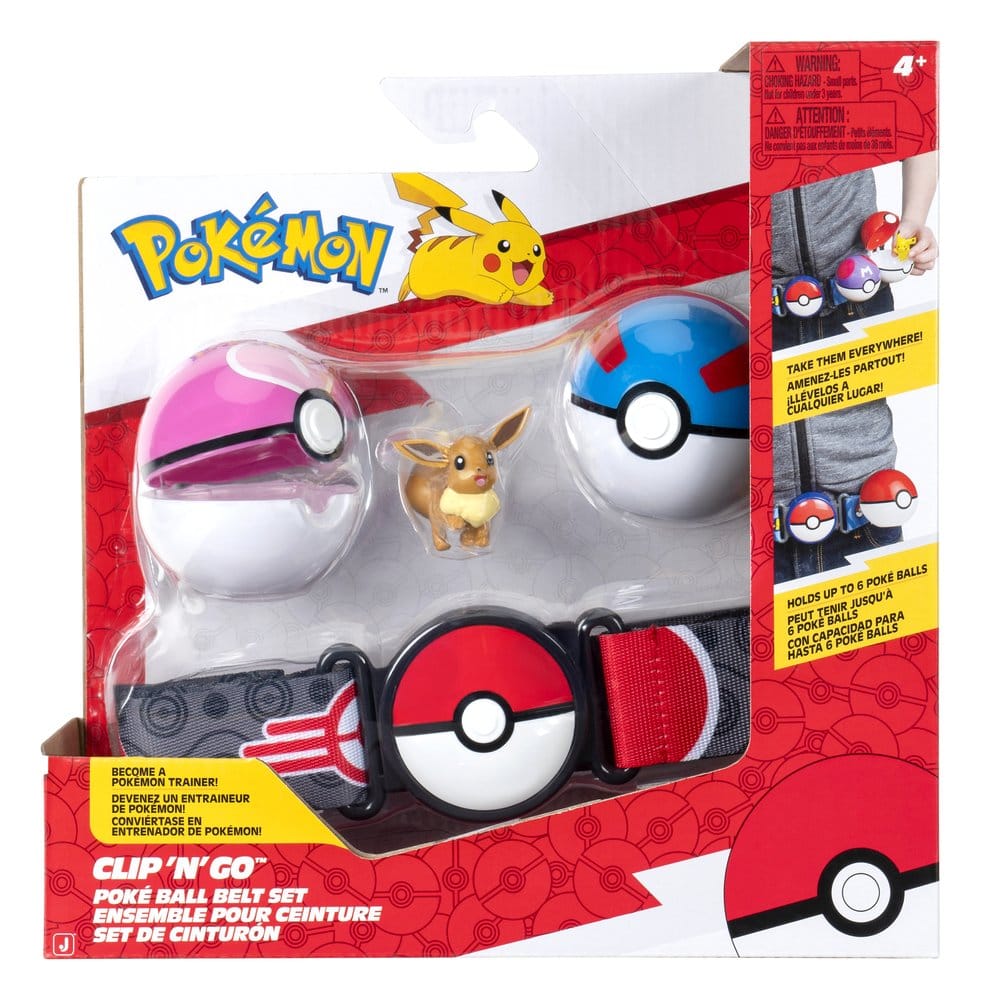 Pokémon Clip 'n' Go Gürtel-Set ver. 19 Sortiment (4) - Preorder - ETA: 25.09.2026