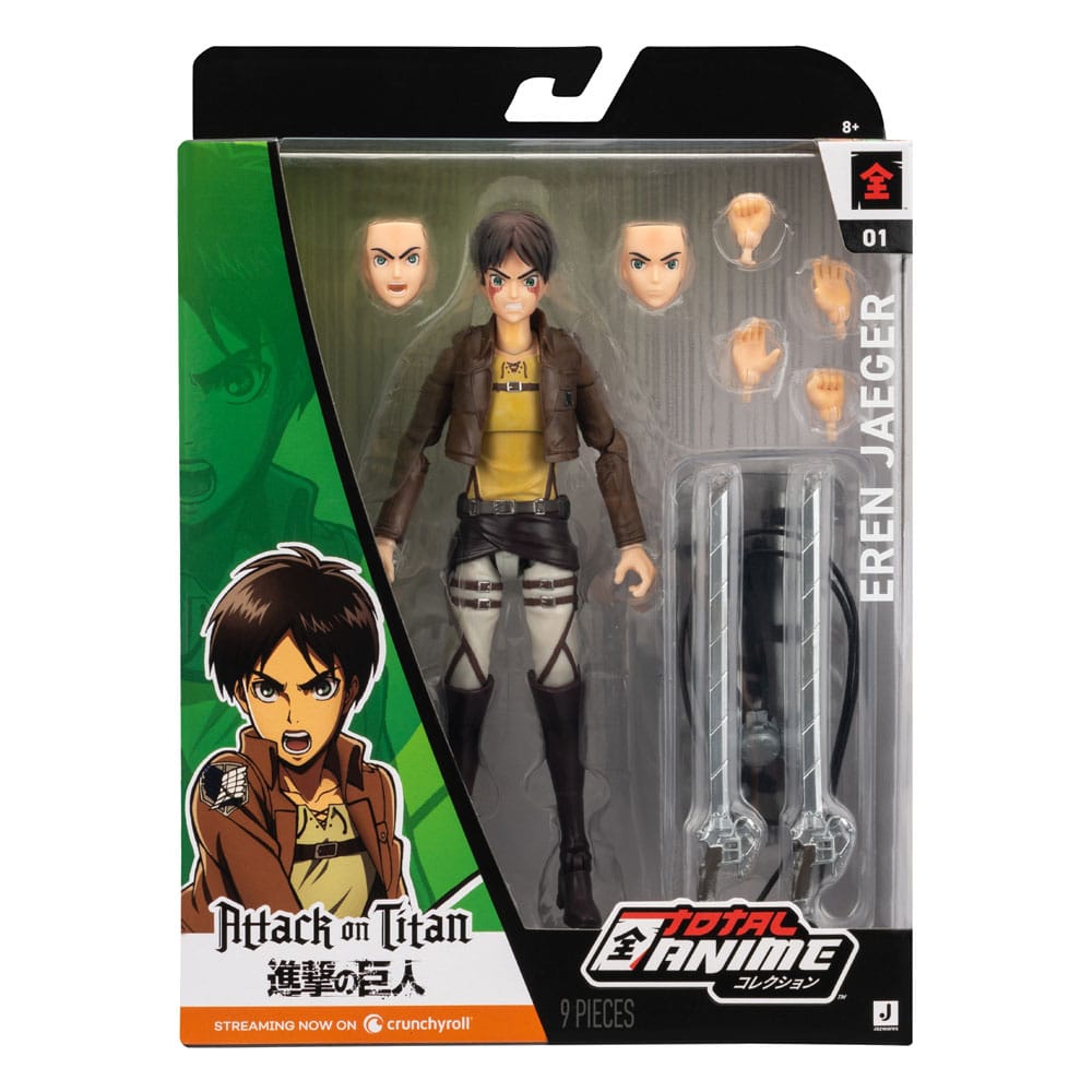 Attack on Titan Total Anime Actionfigur Eren Jaeger 17 cm    - Preorder - ETA: 30.09.2025