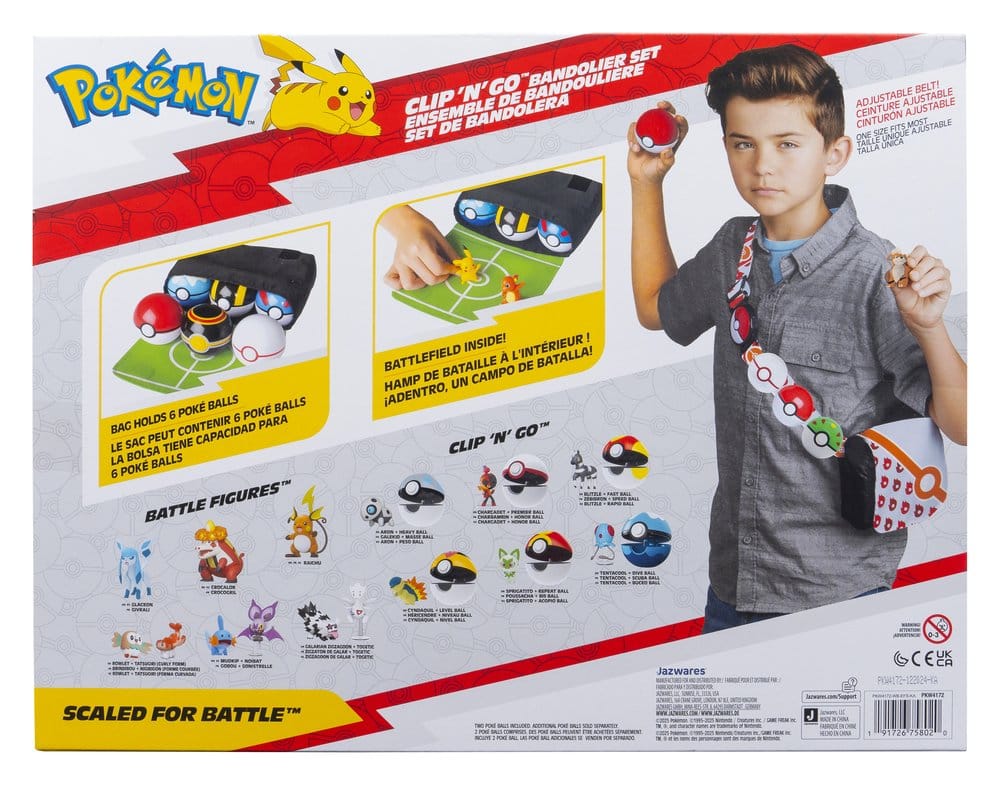 Pokémon Clip 'n' Go Patronengurt-Set ver. 6 Sortiment (4) - Preorder - ETA: 25.09.2026