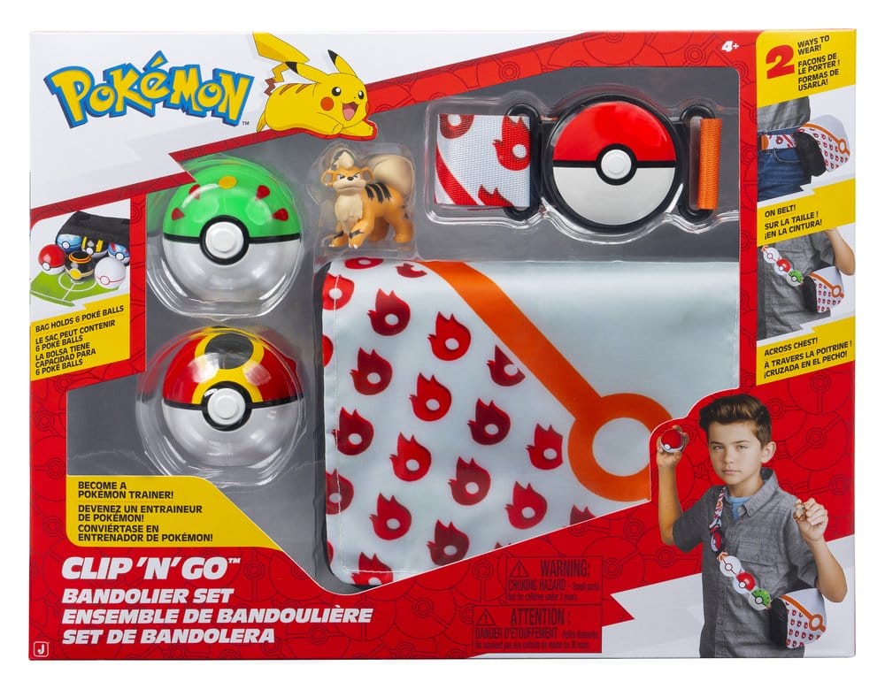 Pokémon Clip 'n' Go Patronengurt-Set ver. 6 Sortiment (4) - Preorder - ETA: 25.09.2026