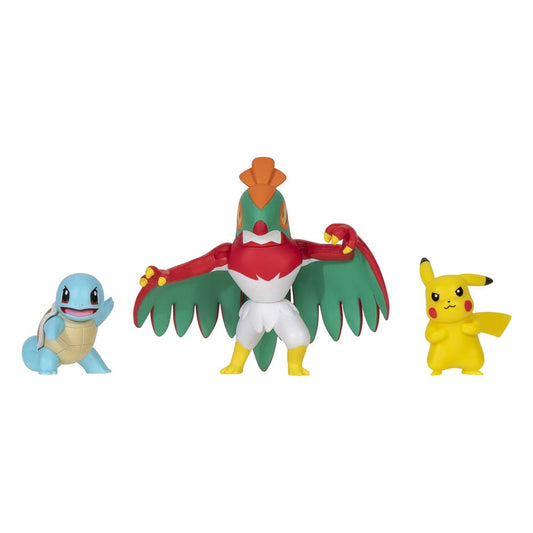 Pokémon Select Battle Figur Pikachu, Schiggy, Resladero 7,5 cm - Versand: 7 Tage nach Bestellung