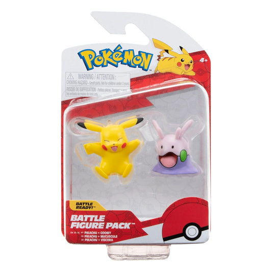 Pokémon Battle Figure Pack Minifiguren 2er-Pack Pikachu & Viscora 5 cm - Versand: 7 Tage nach Bestellung