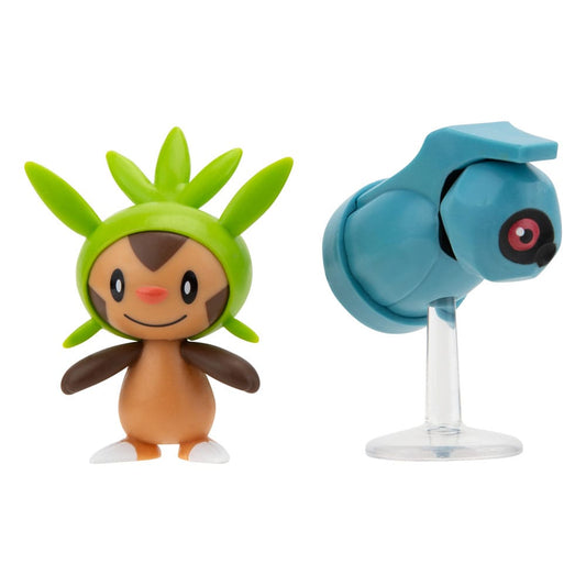 Pokémon Battle Figure First Partner Set Figuren 2er-Pack Igamaro, Tanhel 5 cm - Preorder - ETA: 09.12.2025