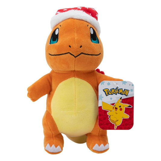 Pokémon Plüschfigur Winter Glumanda mit Weihnachtsmütze 20 cm - Preorder - ETA: 08.11.2025