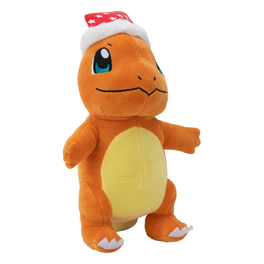 Pokémon Plüschfigur Winter Glumanda mit Weihnachtsmütze 20 cm - Preorder - ETA: 08.11.2025