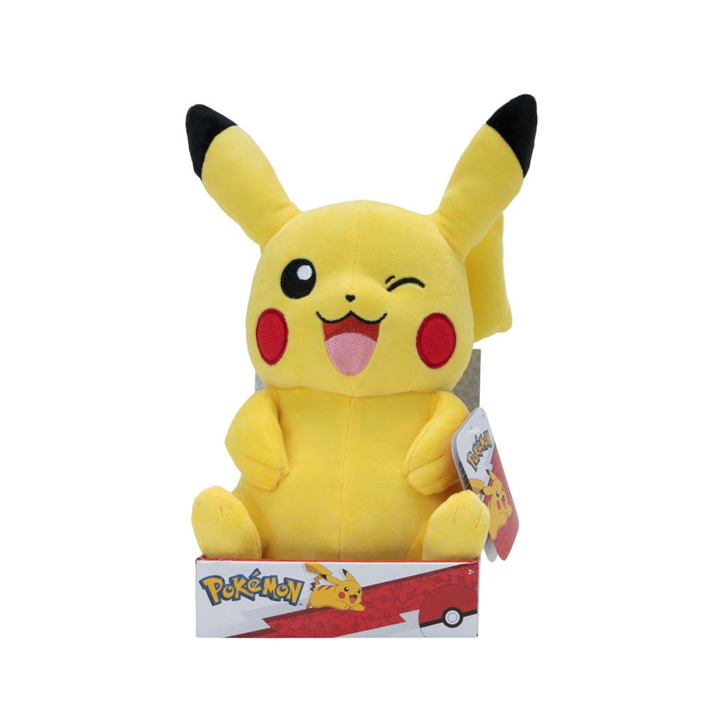 Pokémon Plüschfigur Pikachu Winking 30 cm   - Versand: 5-7 Tage nach Bestellung