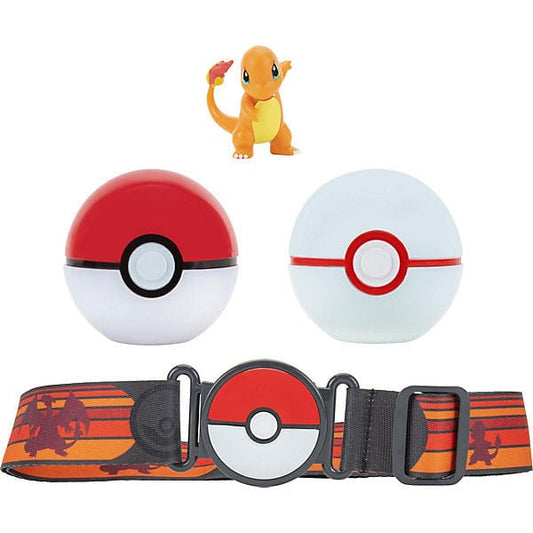 Pokémon Clip'n'Go Poké Gürtel Set Pokéball, Luxusball & Glumanda  - Preorder - ETA: 08.11.2025