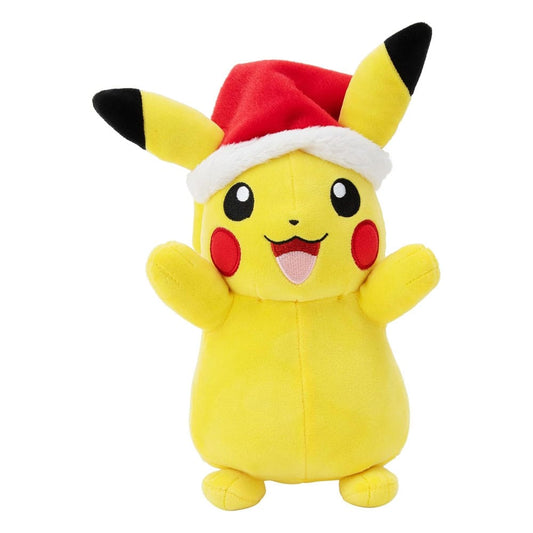 Pokémon Plüschfigur Winter Pikachu mit Weihnachtsmütze 20 cm - Preorder - ETA: 08.11.2025
