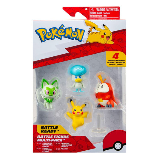 Pokémon Gen IX Battle Figure Set Figuren 4er-Pack  - Versand: 7 Tage nach Bestellung
