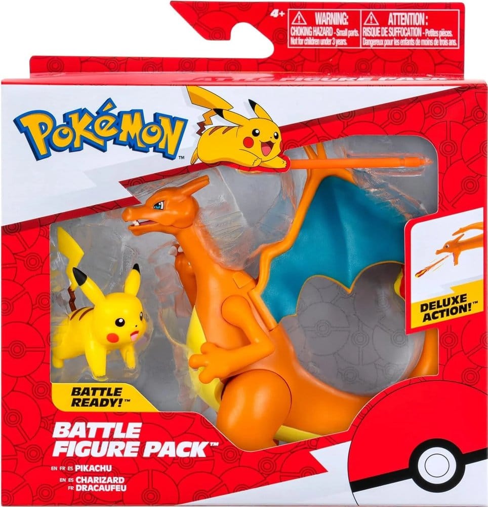 Pokémon Figuren 2er-Pack Glurak 11 cm &amp; Pikachu 5 cm - Preorder - ETA: 06.09.2026