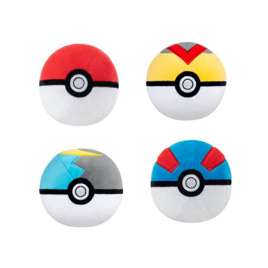 Pokémon Plüschfigur Pokeball Version 6 10 cm Sortiment (6)         - Versand: 5-7 Tage nach Bestellung
