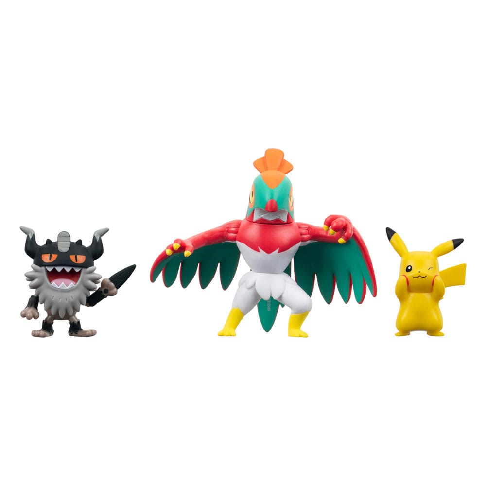 Pokémon Battle Figure Set Figuren 3er-Pack Pikachu #8, Mauzinger, Resladero 5 cm   - Preorder - ETA: 09.12.2025