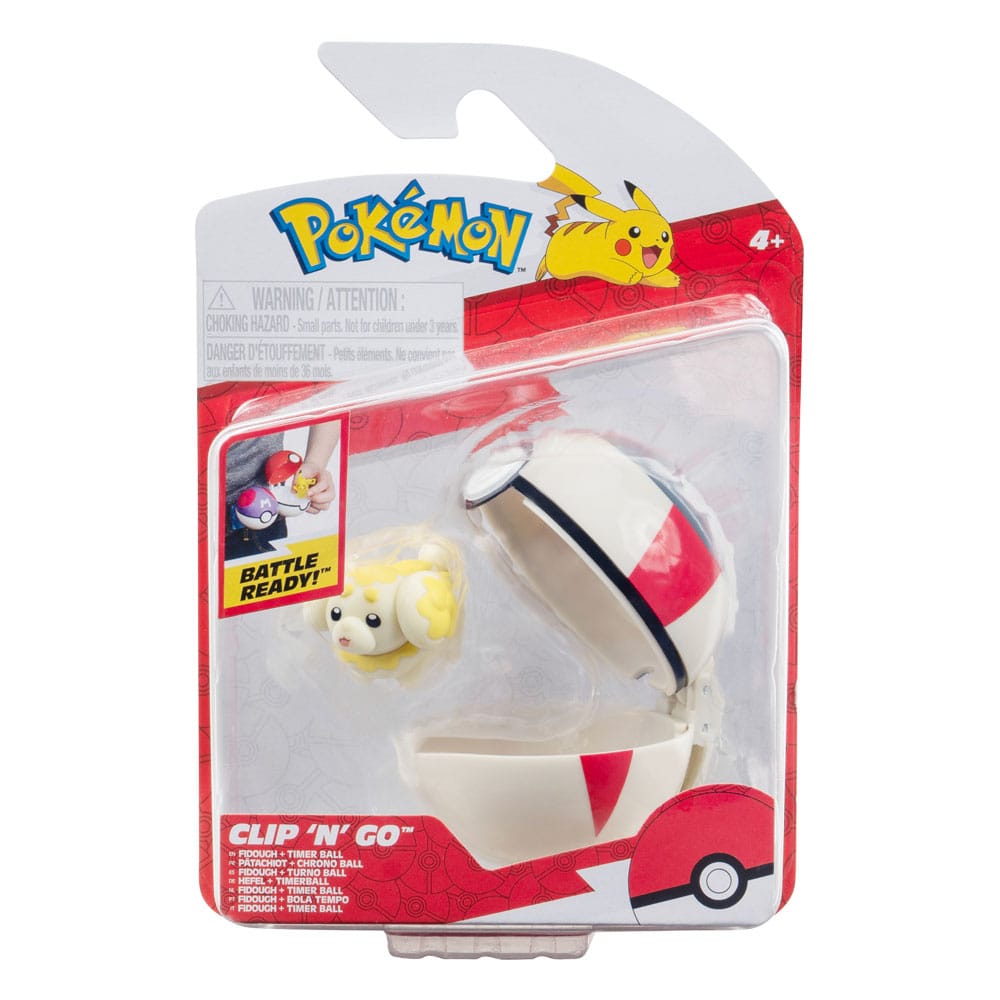 Pokémon Clip'n'Go Poké Balls Hefel & Timerball   - Versand: 5-7 Tage nach Bestellung