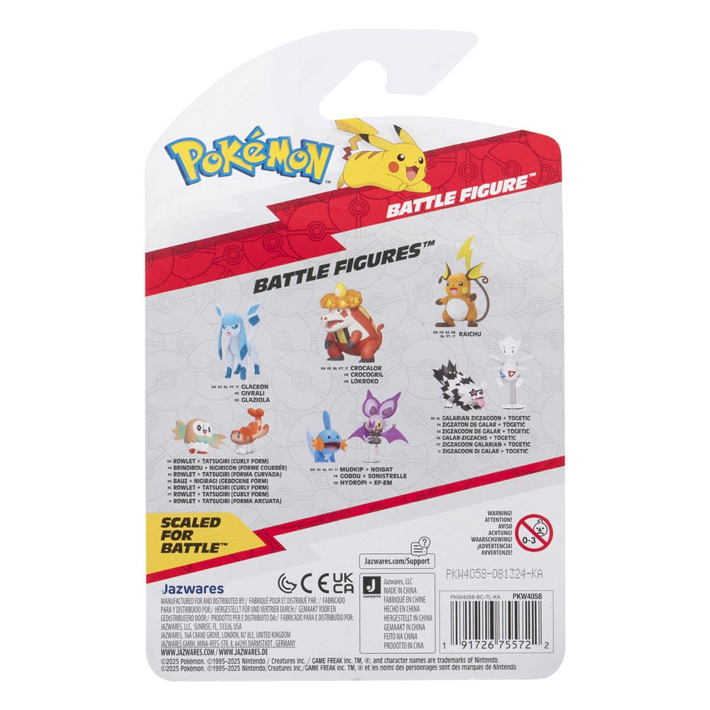 Pokémon Battle Figur Raichu 5 cm                    - Preorder - ETA: 11.12.2025